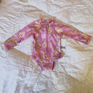 NWT Tea Collection Rash Guard Baby Swimsuit